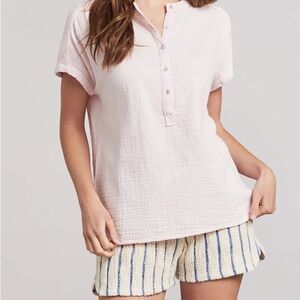 Faherty Soft Pink Button-Down Shirt